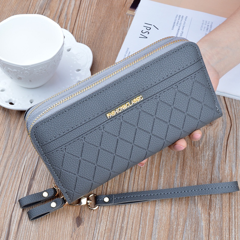 JX 639 Dompet Panjang Wanita Double Layer Terbaru - Dompet Import Wanita - Dompet Pesta Cantik - Dompet Kualitas Premium -BOSTANTEN -Dompet wanita terkini- Dompet wanita terbaru - Dompet wanita viral ORI