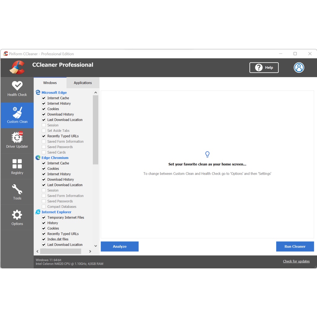 CCleaner Professional Versi Terbaru Full Version Lifetime