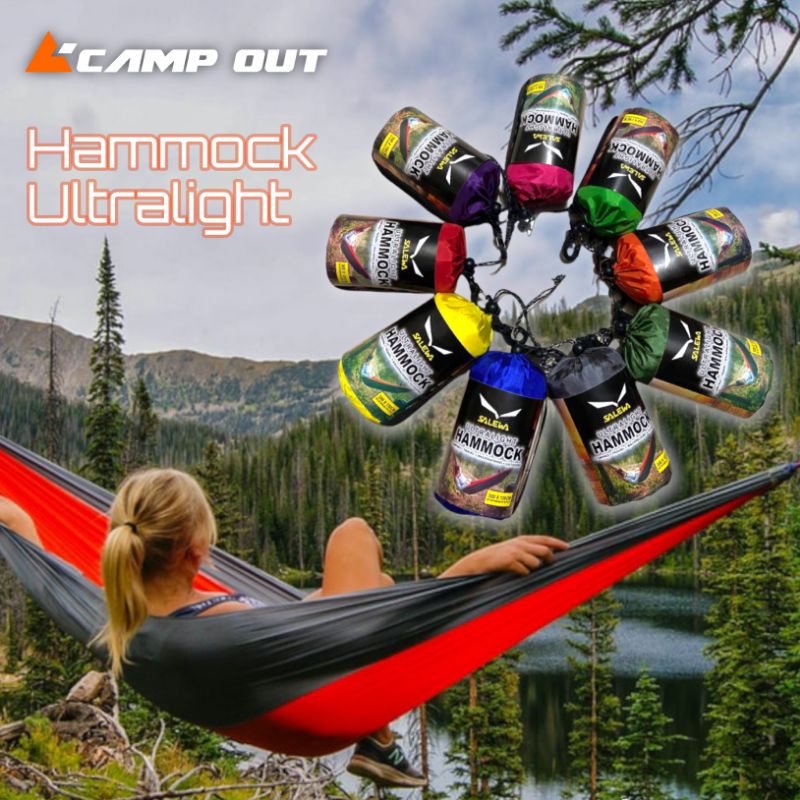 Hammock single ultralight 300 x 150 - Hammock camping - ayunan gantung