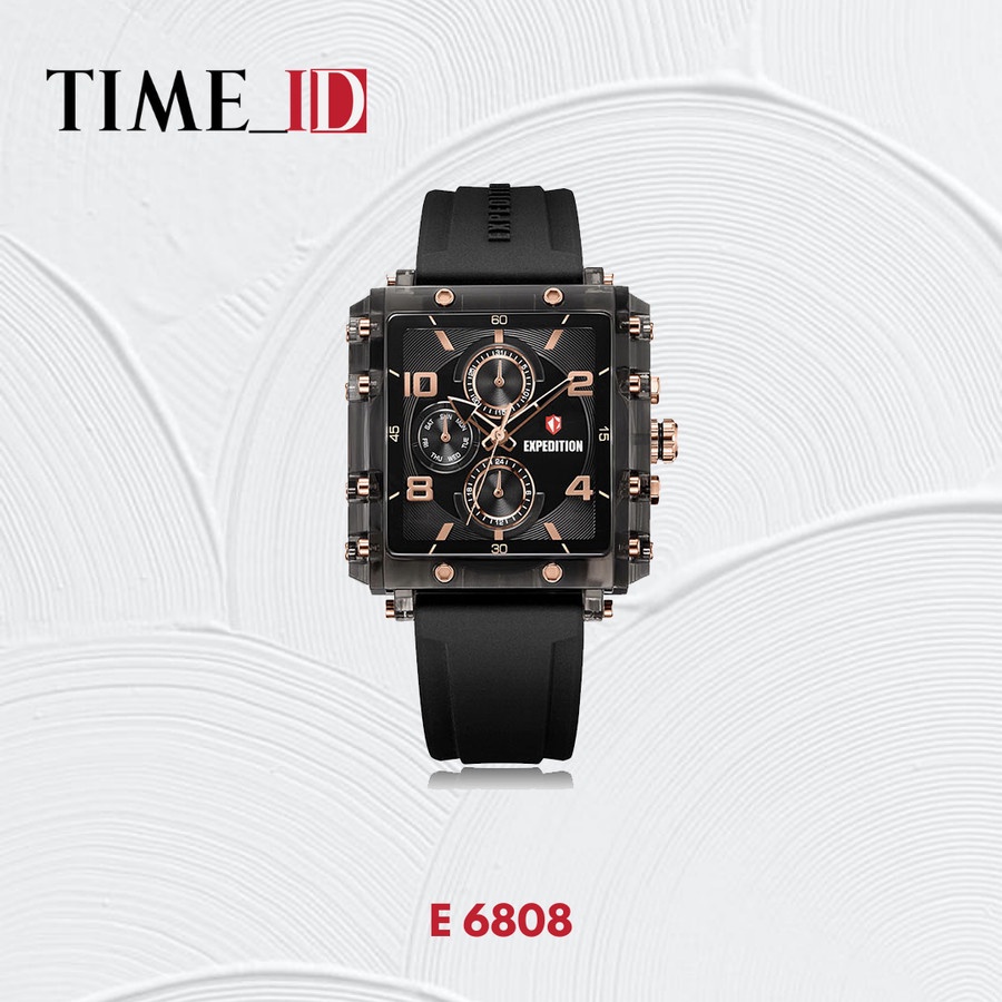Jam Tangan Expedition E 6808 Full Black Wanita
