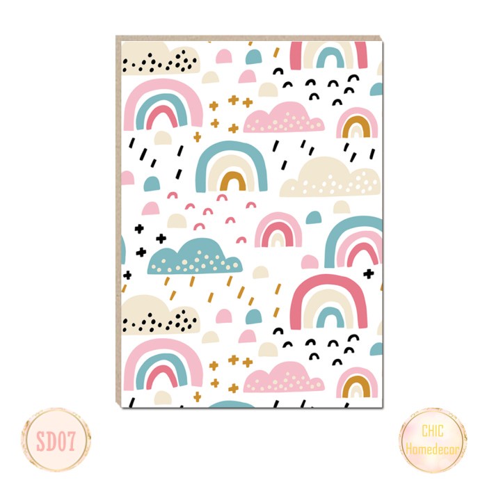 WP PROJECT Hiasan dinding kamar anak motif scandinavian SD07 Elegan
