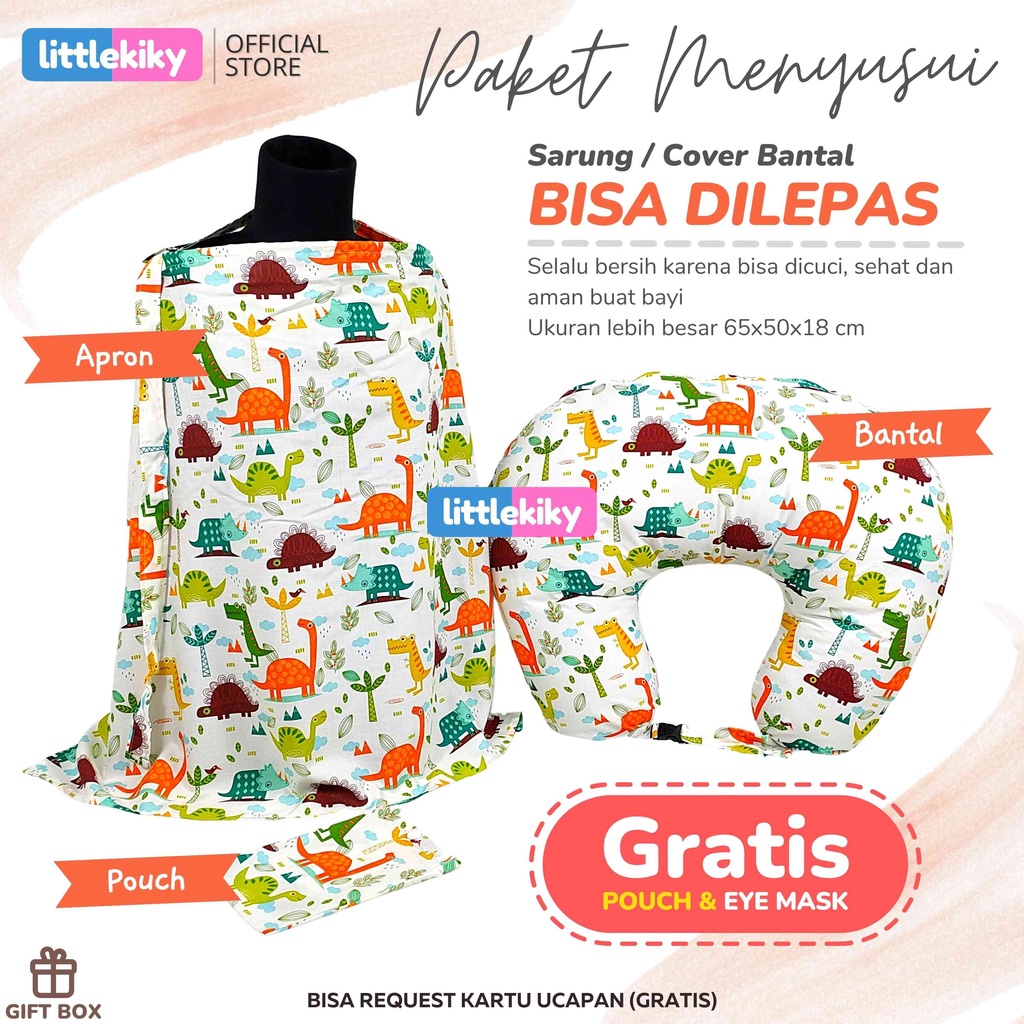 BANTAL MENYUSUI GRATIS APRON MENYUSUI / KADO BAYI