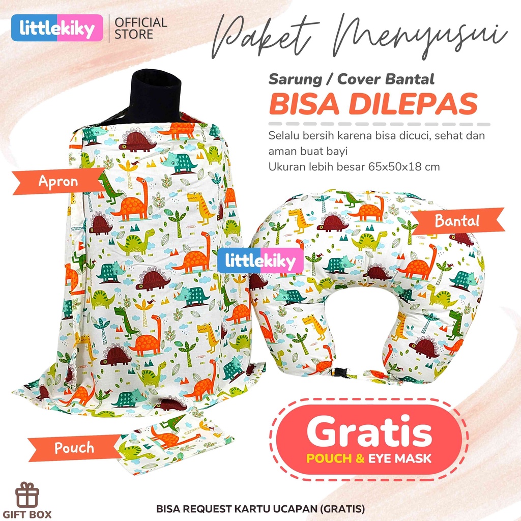 BANTAL MENYUSUI FREE APRON MENYUSUI / KADO BAYI PREMIUM BEST SELLER