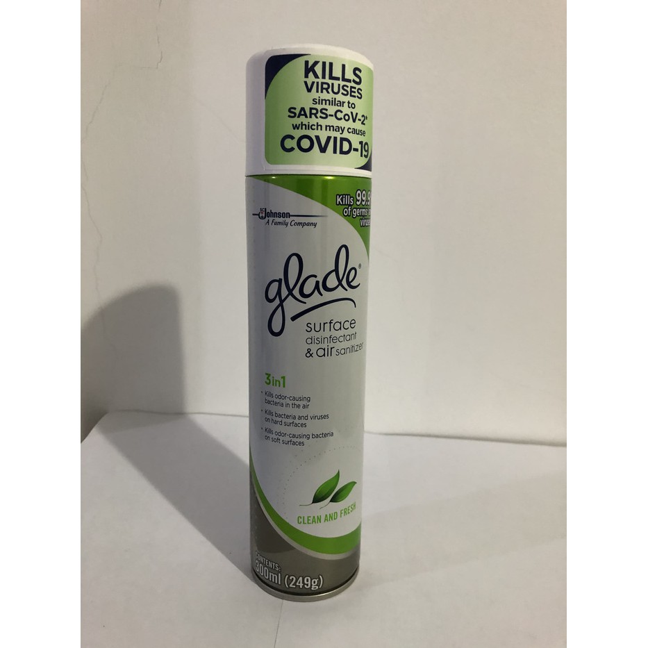 Unik GLADE DISINFEKTAN SPRAY 300 ML - IMPORT SINGAPURA Berkualitas