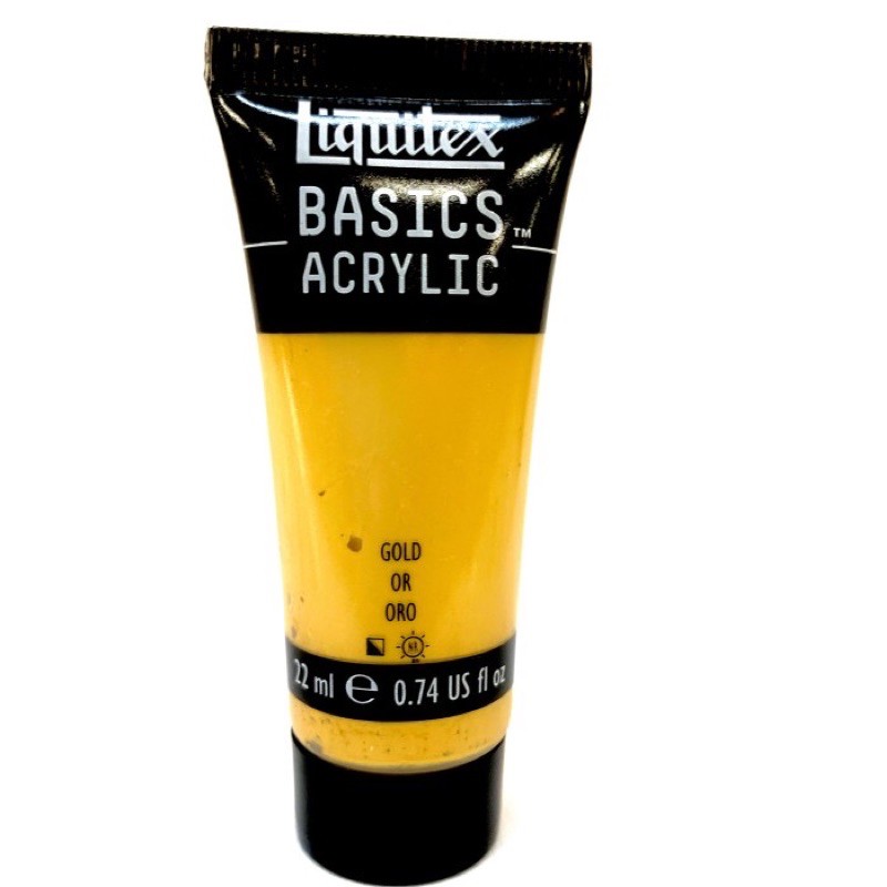 

Cat Acrylic Liquitex Basics 22ml Gold