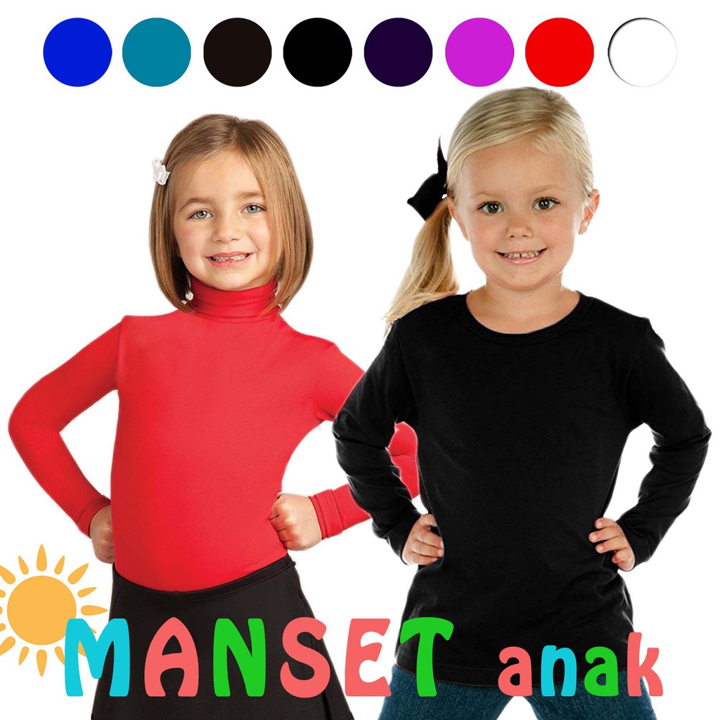 Manset Baju Anak/Manset baju Anak bahan spandek