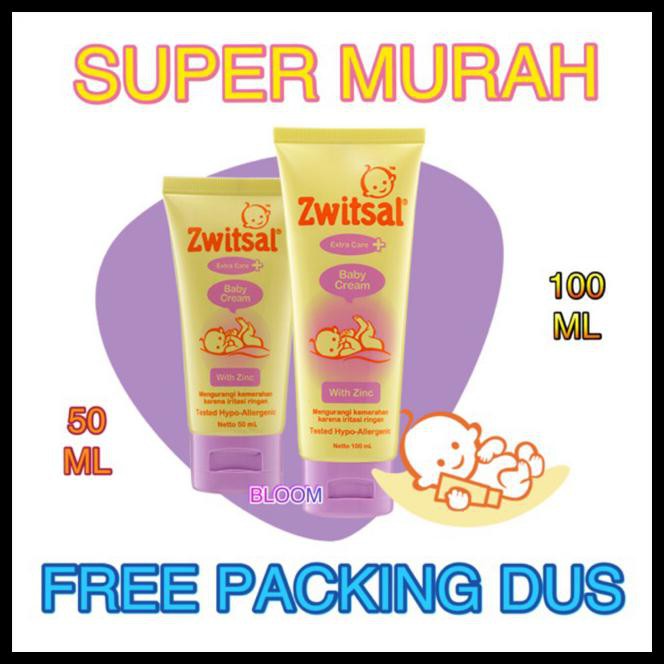 Zwitsal Extra Ekstra Care Baby Cream Krim Bayi With Zinc Ml Ml Tub Zync Tube Switsal