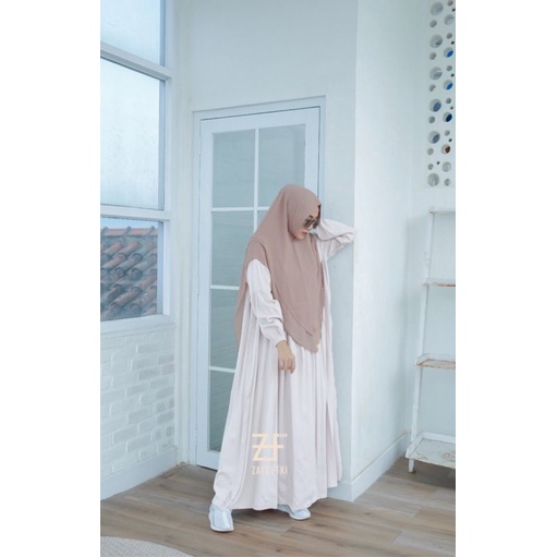 ZAFEETRI BASIC Broken White Dress