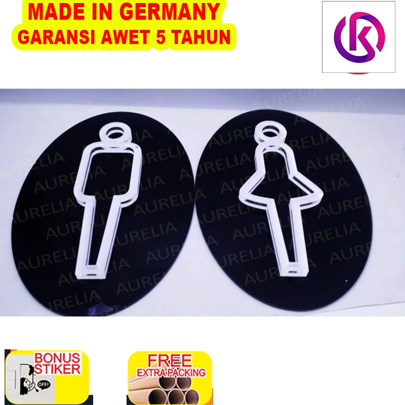 

Murah Rambu / Sign Toilet Pria Wanita 15cm x 11cm