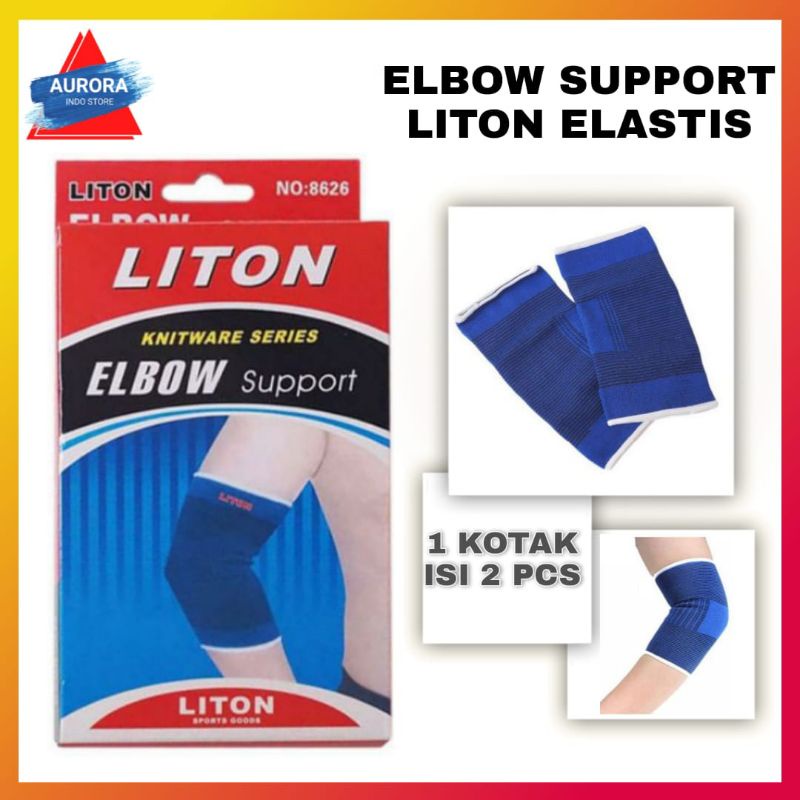 Elbow Support Deker Pad Pelindung Siku Tangan Futsal Volly Badminton