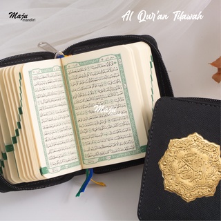 alquran tilawah madina quran mushaf hafalan ukuran saku A7 resleting MAJU MANDIRI SUKAMAJU traveller praktis bisa cod pengiriman bandung