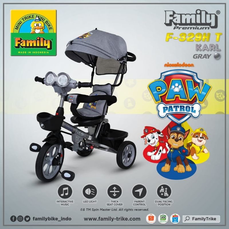 Stroller Roda 3 Family Anak F 329HT