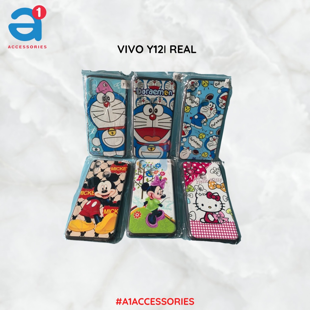 Softcase Motif Vivo Y12i Real Soft Case Vivo Y12i Real Motif Cowok/Cewek Motif Kartun Casing vivo y1