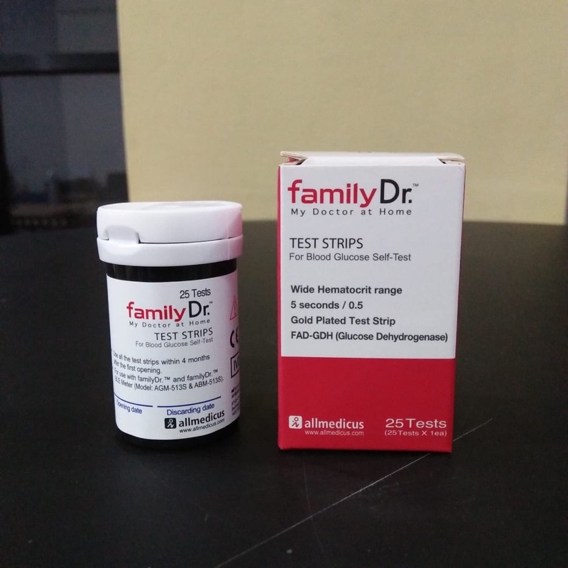 STRIP FAMILY DR GLUCOSE STRIP FAMILYDR GULA STIK CEK GULA STRIP GULA FAMILY DR ORIGINAL