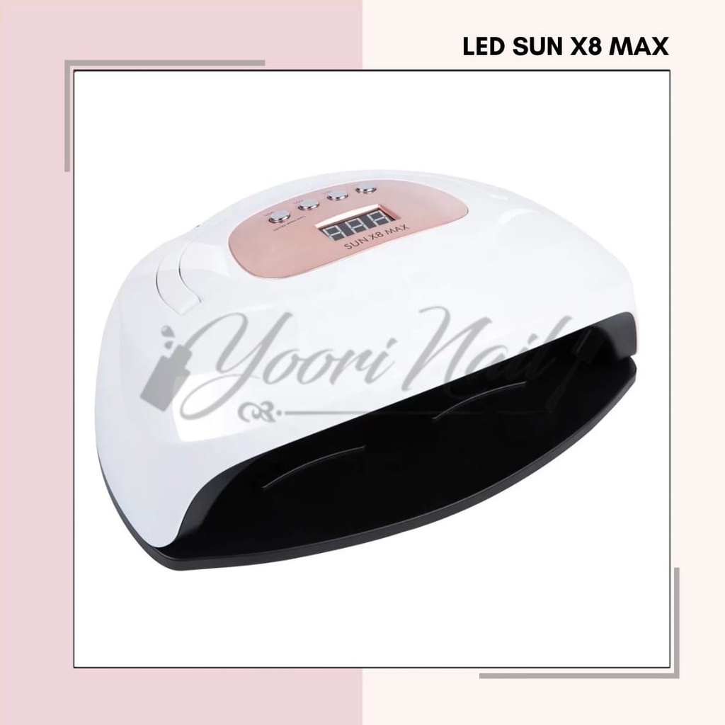 LED SUN X8 MAX uv led nail dryer pengering kutek gel led lamp