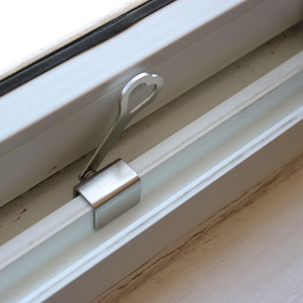 【 ELEGANT 】 Kunci Jendela Kusen Silver Anak Pengaman Stop Pintu Geser Kunci Pembatas Jendela