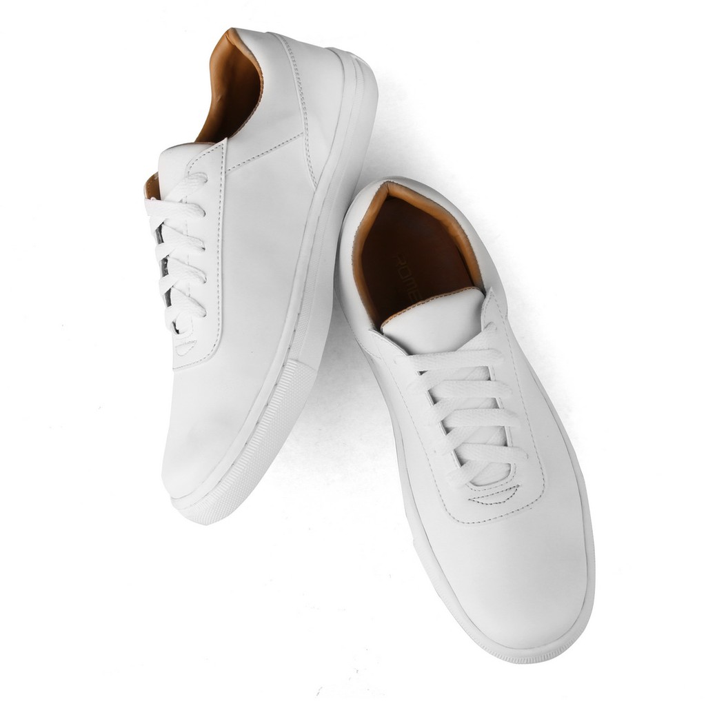 Sepatu Sneakers Pria Warna Putih Romenaco R50B