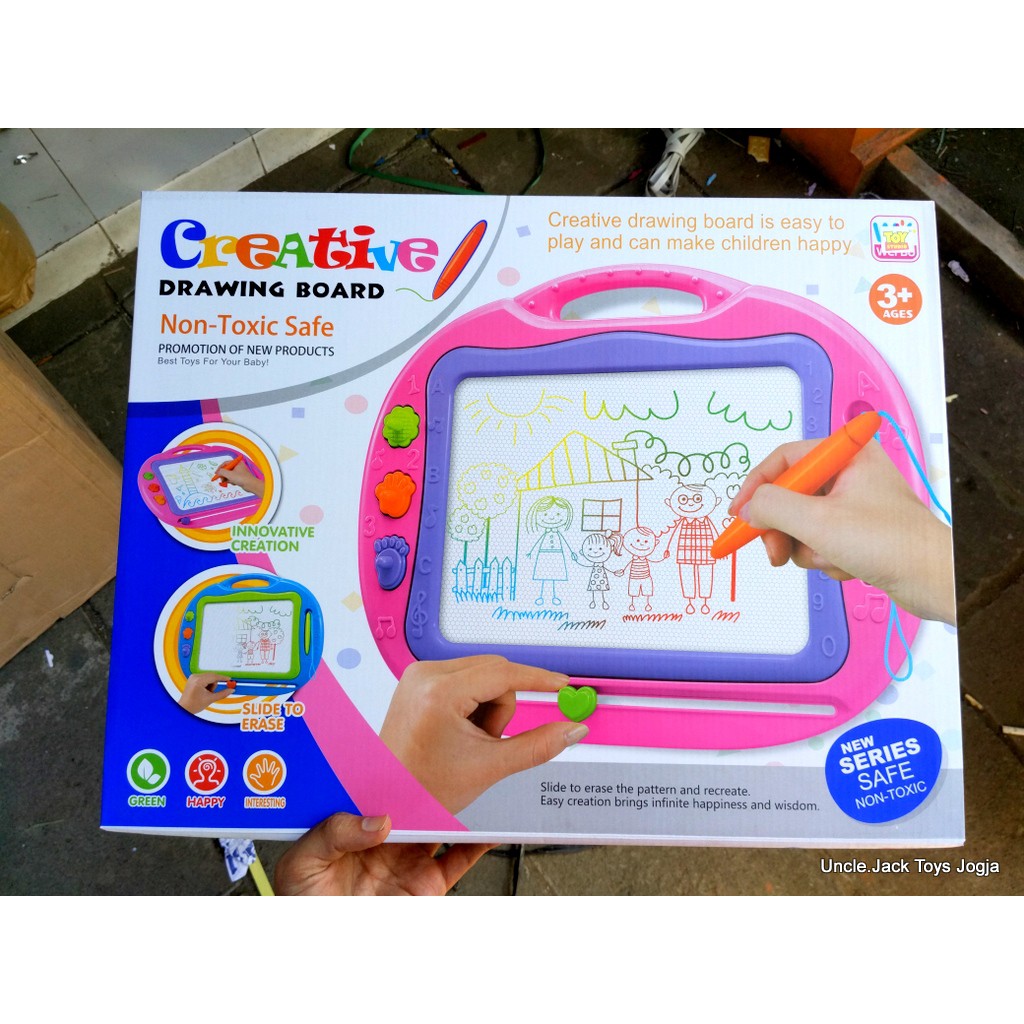 

Mainan Edukatif Anak - Papan Tulis Warna - Papan Tulis Magnet Warna B