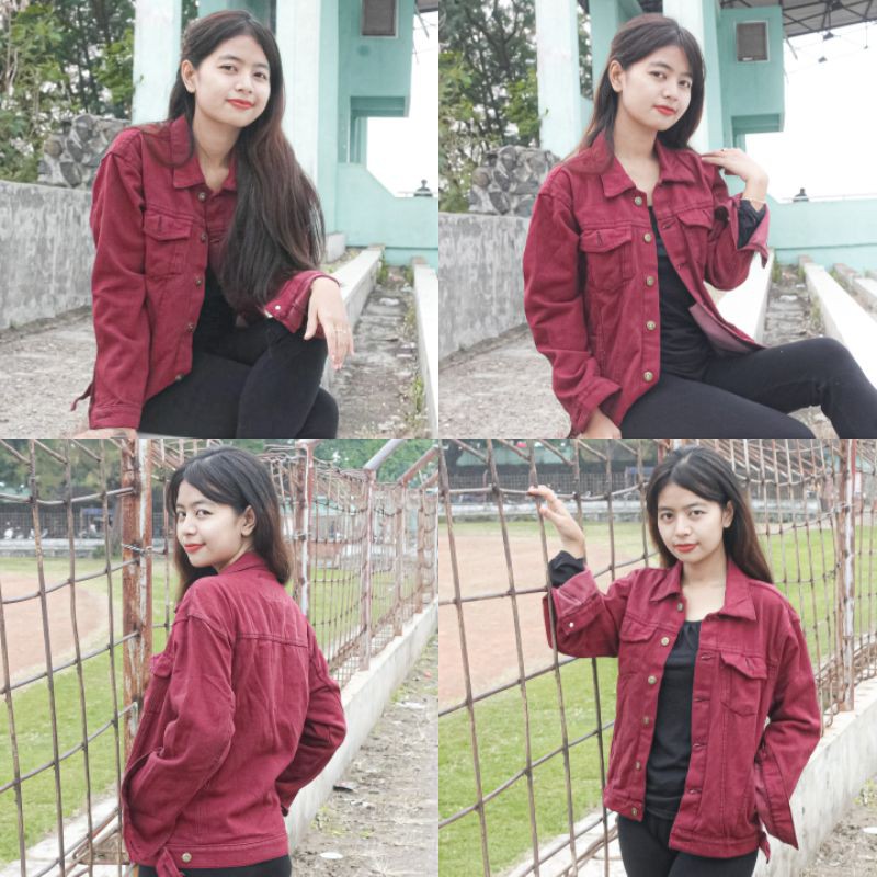 JAKET JEANS PREMIUM LEVI'S COWO CEWEK SNOW OVERSIZE SOBEK-5