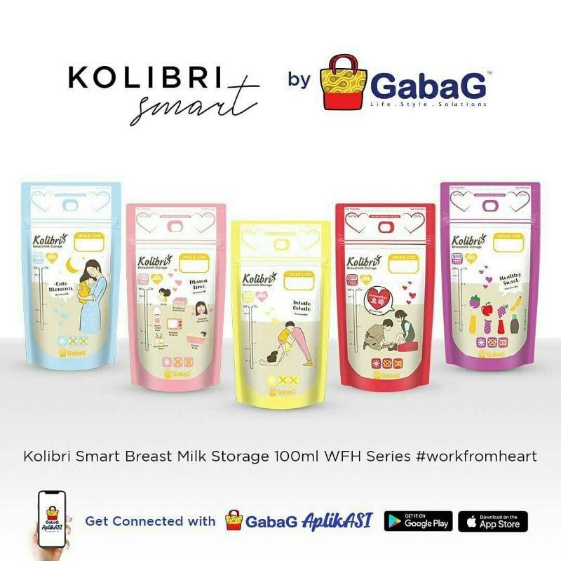 Gabag Kolibri Kantong Asi 100ml PACKING PLASTIK