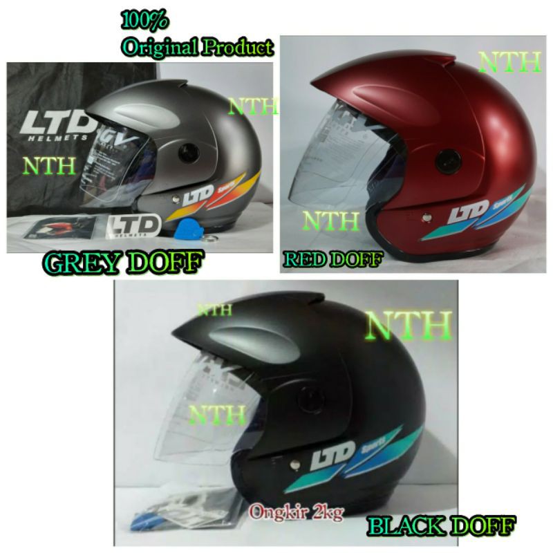Helm LTD Sport Warna Doff Original SNI ISO