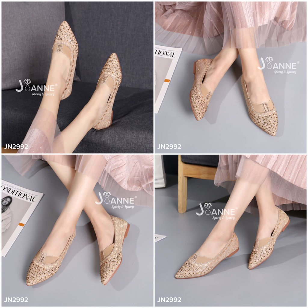 JOANNE Flat Loafers Shoes #JN2992 ORIGINAL