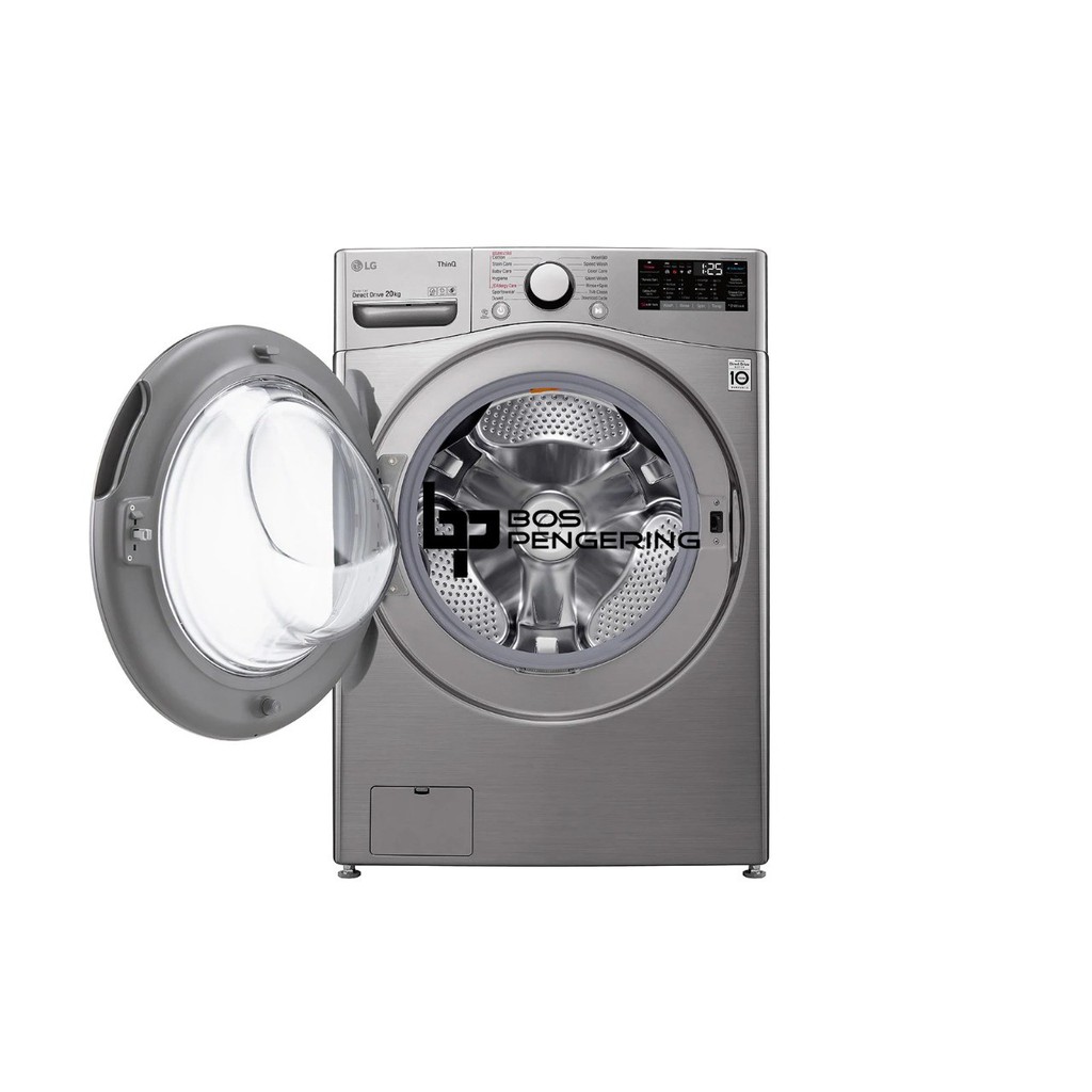 Washer Frontload LG 20 Kg Mesin Cuci Laundry Untuk Cuci Bedcover Jumbo