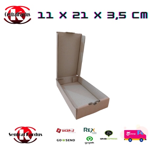 

Kardus Die Cut Polos Polos 11x21x3,5cm Single Wall Diecut Polos Box Aksesoris