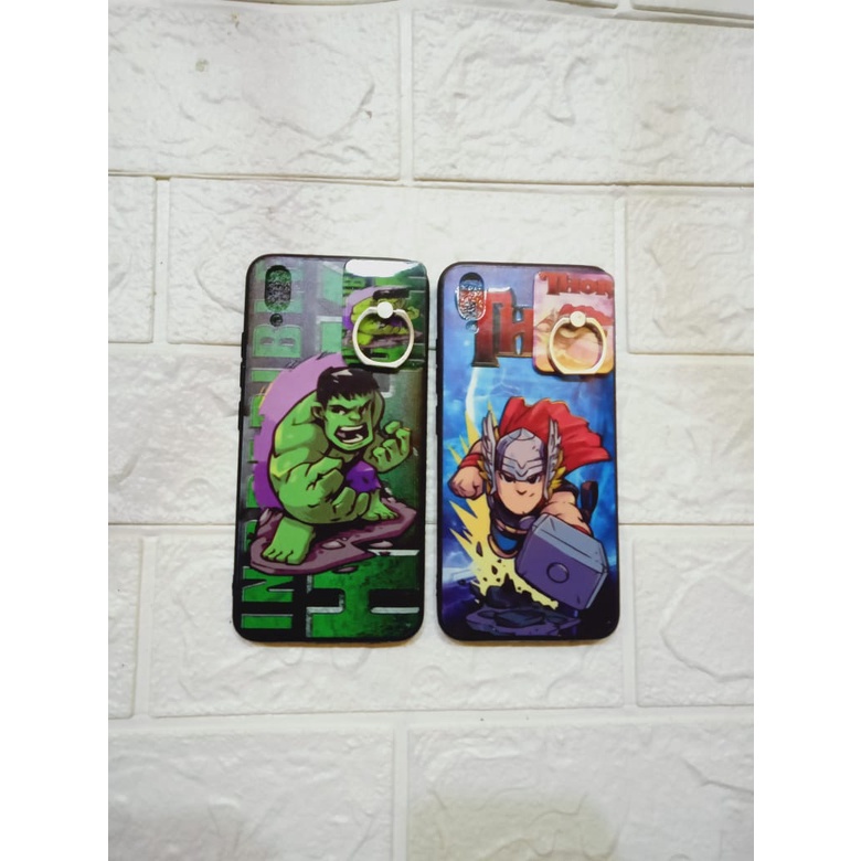 Case VIVO V11+Iring motif kartun Hulk dan Thor