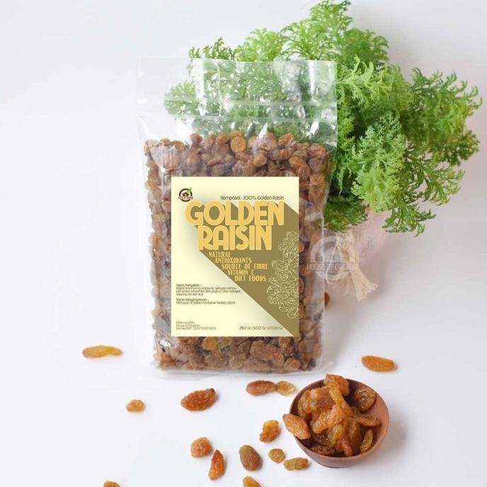 

Harap Baca Deskripsi Sebelum Order Golden Raisins (Kismis Kuning) 250Gr