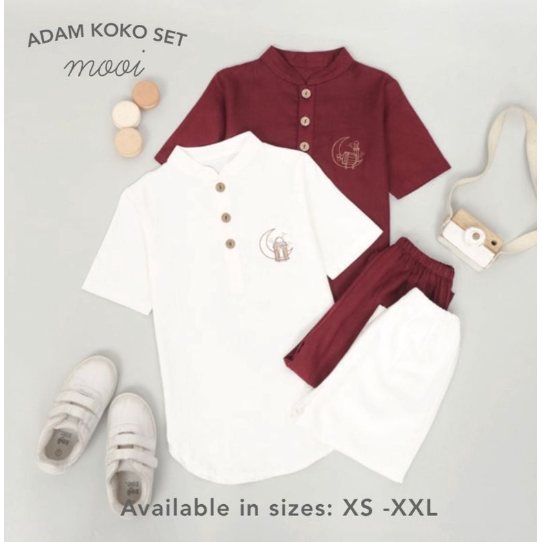 Mooi KoKo Adam set/Set Muslim Anak