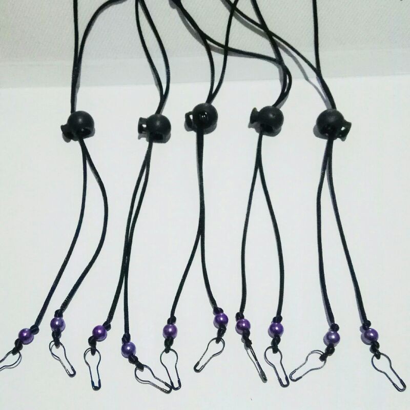 Kalung Masker Simpel | Strap Masker Pria Wanita | Pengait Masker