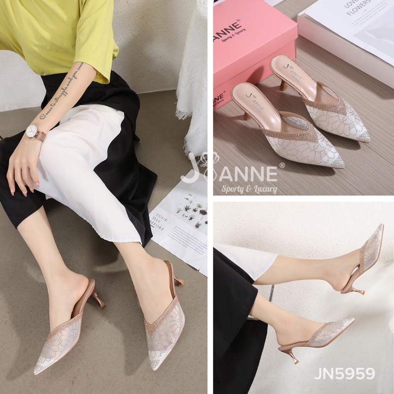 RESTOCK! [ORIGINAL] JOANNE Heels Shoes Sepatu Pesta Wanita #JN5959