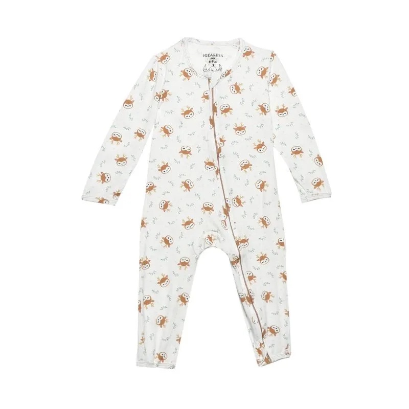 HIKARUSA SLEEPSUIT PLAYSUIT Baju Tidur Bayi Anak TENCEL Set Setelan Panjang Pajamas Piyama BABYMANIA