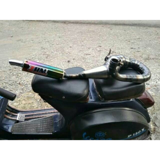 Knalpot Vespa SILENCER PELANGI Asli PURBALINGGA