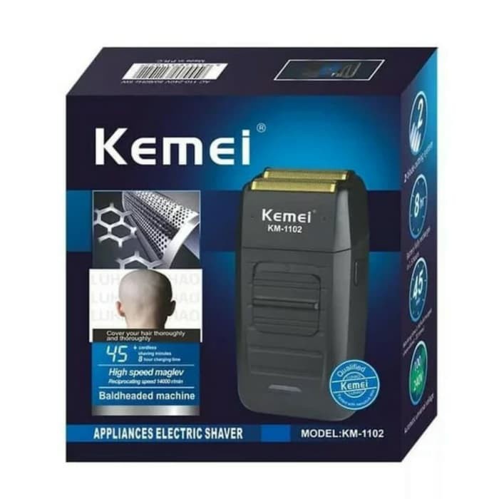 Kemei KM-1102 Shaver Profesional Alat Cukur Rambut Kumis Jenggot