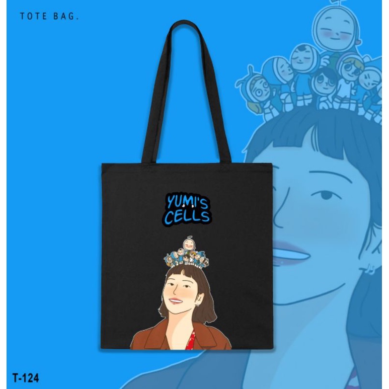 TOTE BAG Y U M I C E L L/TOTE BAG KANVAS K-DRAMA Y U M I C E L L