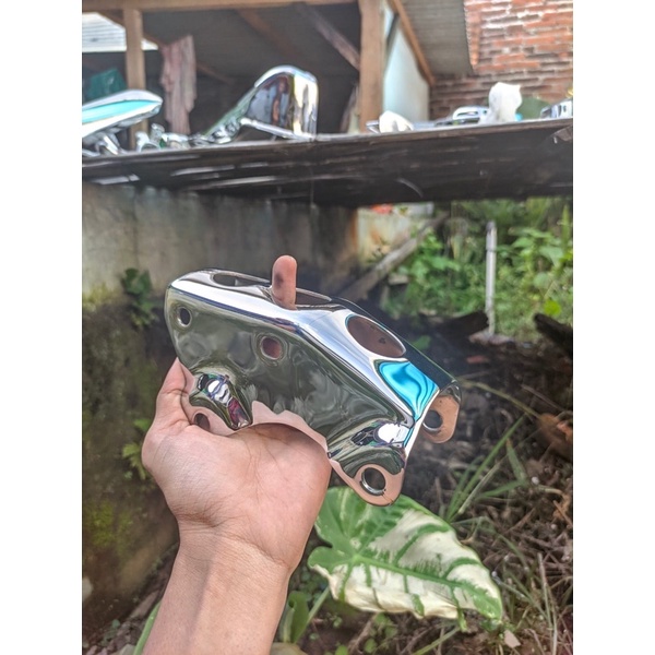 pangkon mesin megapro primus chrome