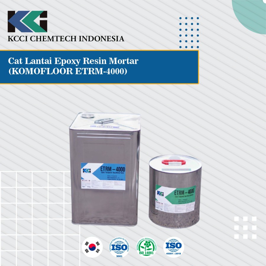 Cat Lantai Epoxy / Epoxy Resin Mortar (KOMOFLOOR ETRM-4000) 16 Kg set