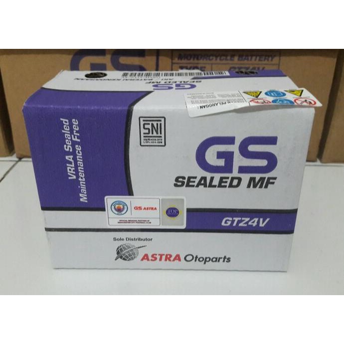 Aki Motor Original GS Astra GTZ4V langgengb4 Juara