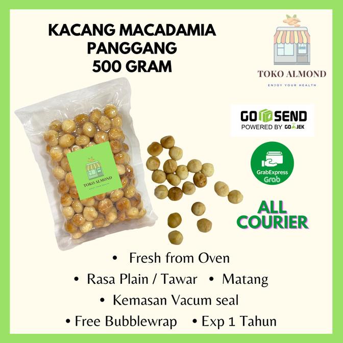 

Kacang Macadamia Panggang 500gr