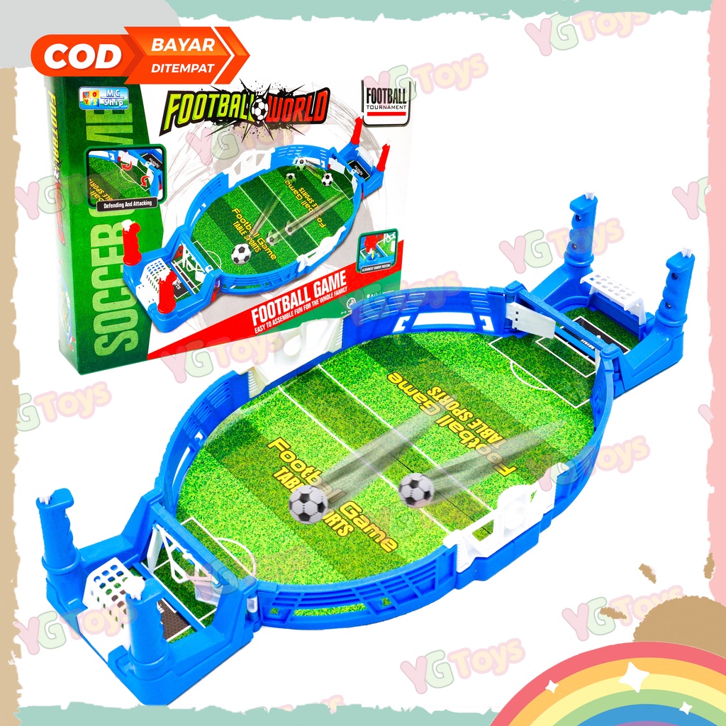 YGtoys Mainan Anak Football Game World Permainan Sepak Bola Soccer Mainan Football Table Edukasi Family Board Game Keluarga Seru