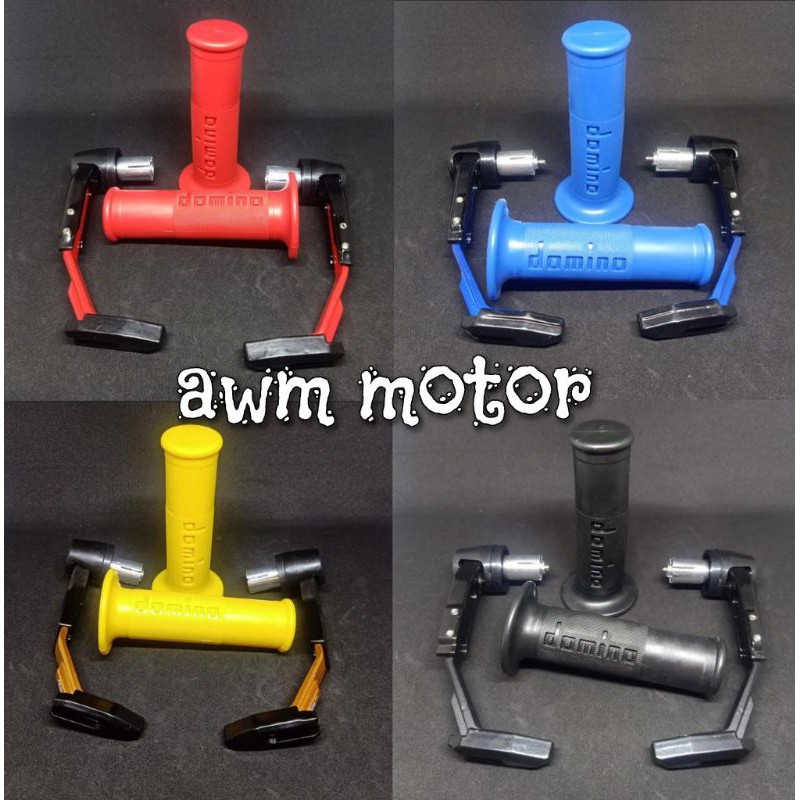 [ Paket Murah ] Proguard Robot Stang + Handgrip Domino Polos Universal