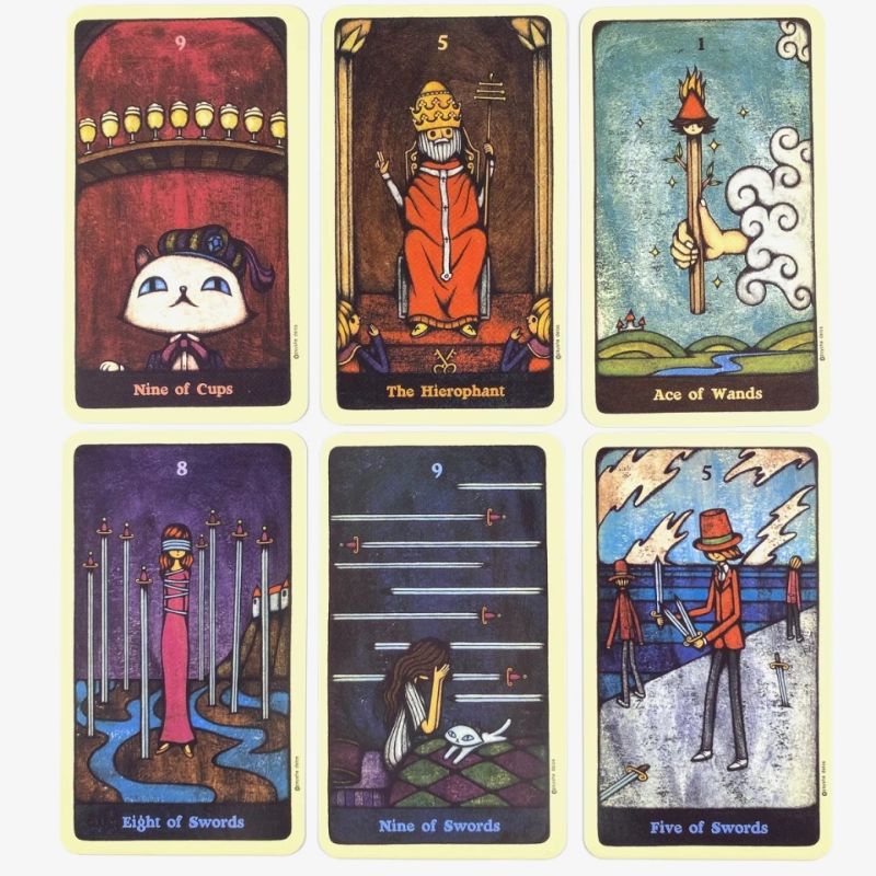 Eight Coins Tattoo Tarot