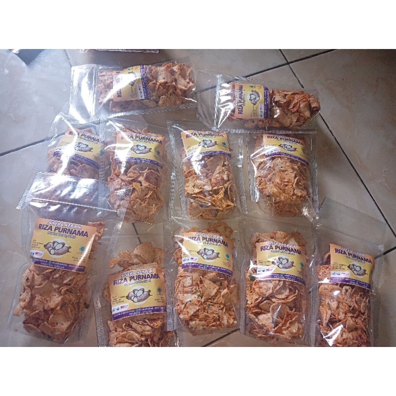 

makanan ringan basreng keripik basreng basreng renyah cemilan basreng