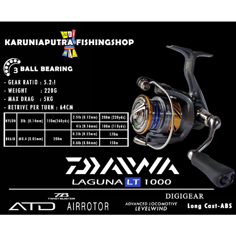 Reel Daiwa Laguna LT 1000