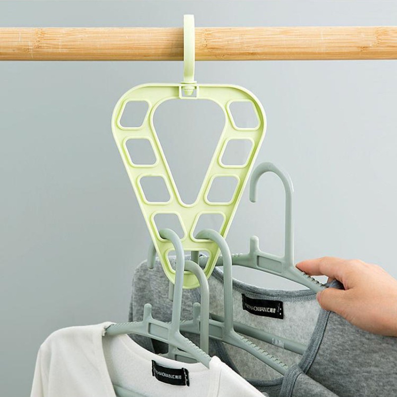 Gantungan Baju 9 IN 1 Stand Hanger gantung 9 lubang cantolan tempat pakaian di lemari jemuran rapi hemat tempat magic hanger