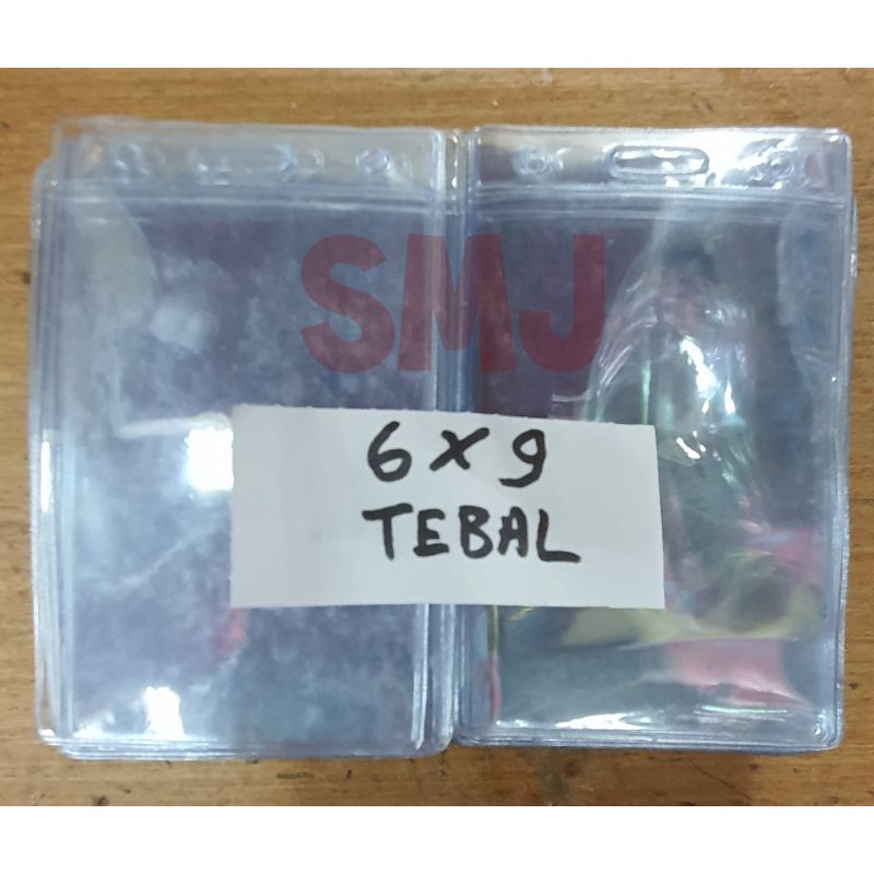 name tag plastik id card visitor tebal
