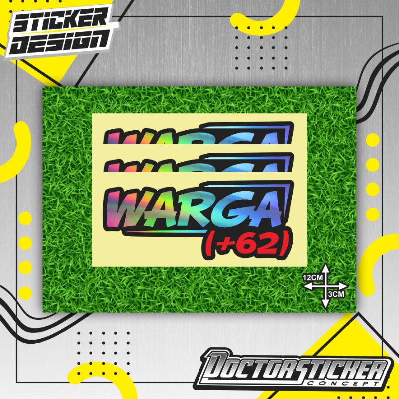 

Stiker Cutting Warga +62 terbaru Murah