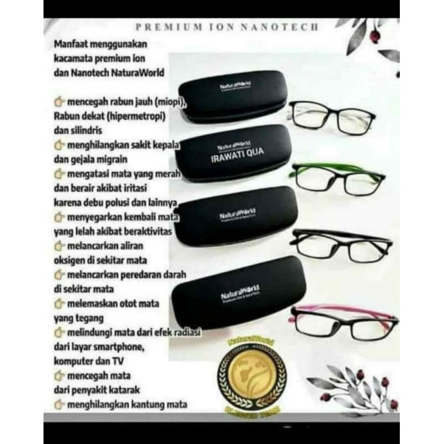 kacamata ion nano Naturaword